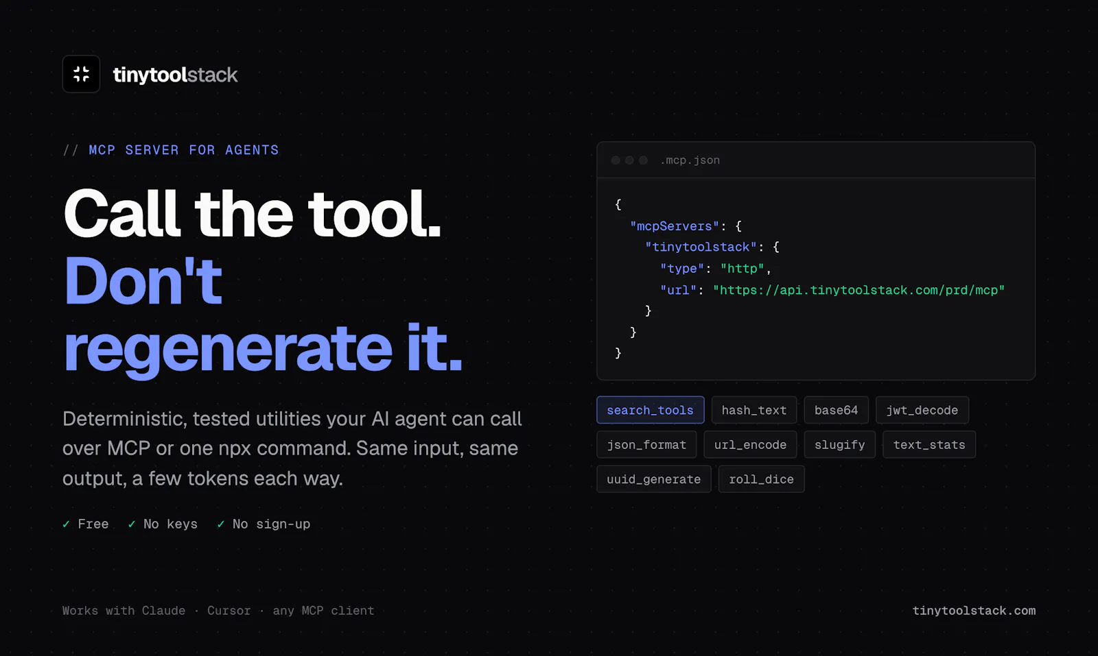 Tinytoolstack screenshot 3