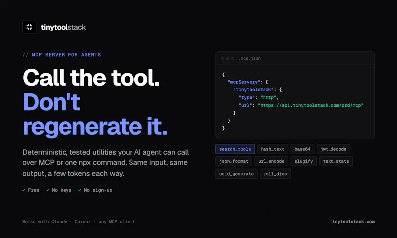 Tinytoolstack screenshot 3