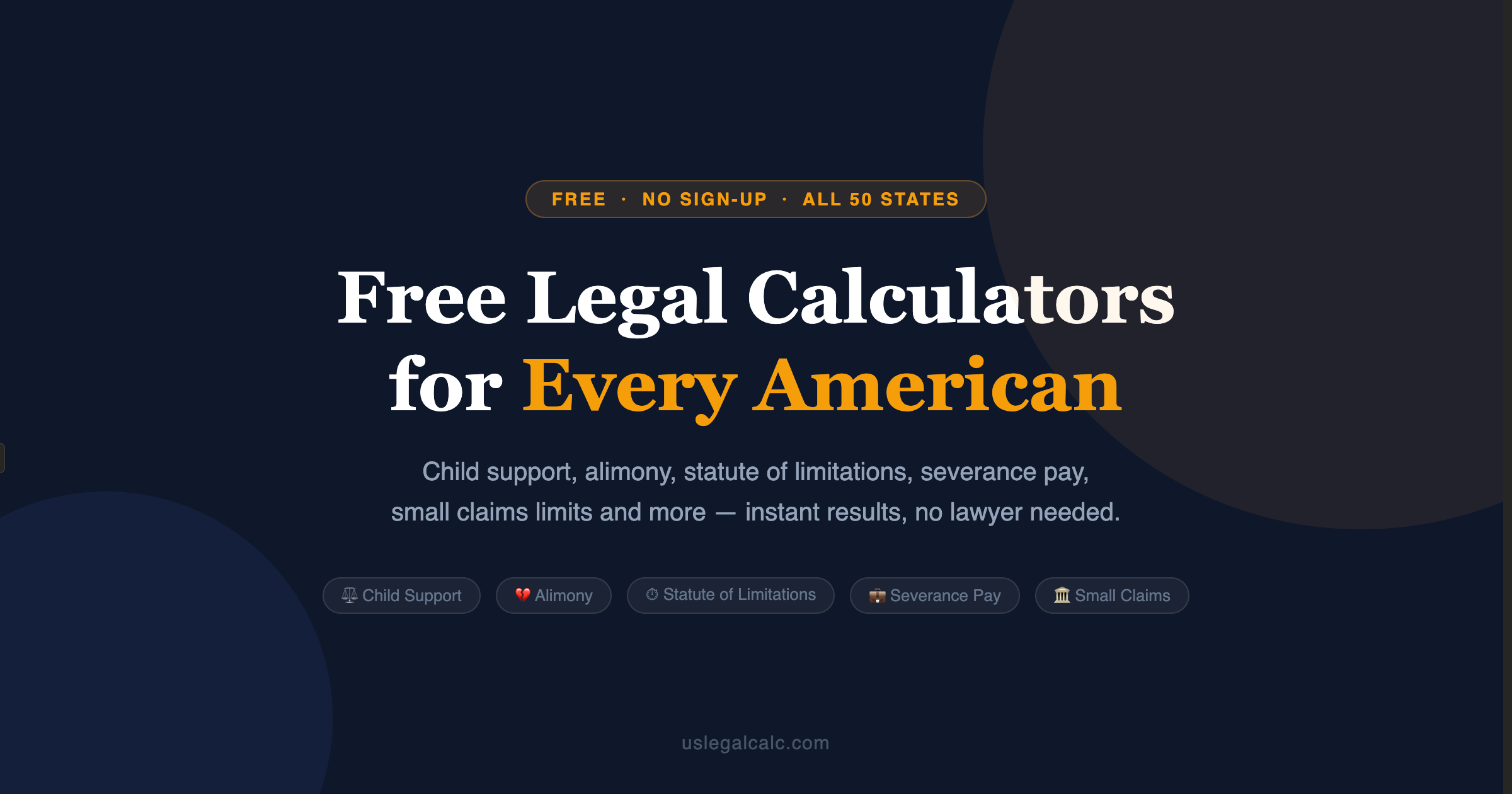 USLegalCalc gallery image