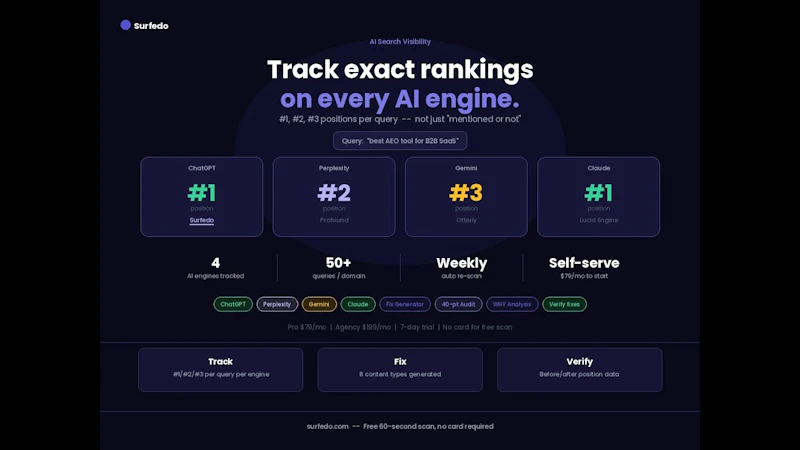 Surfedo screenshot 1 (video preview)