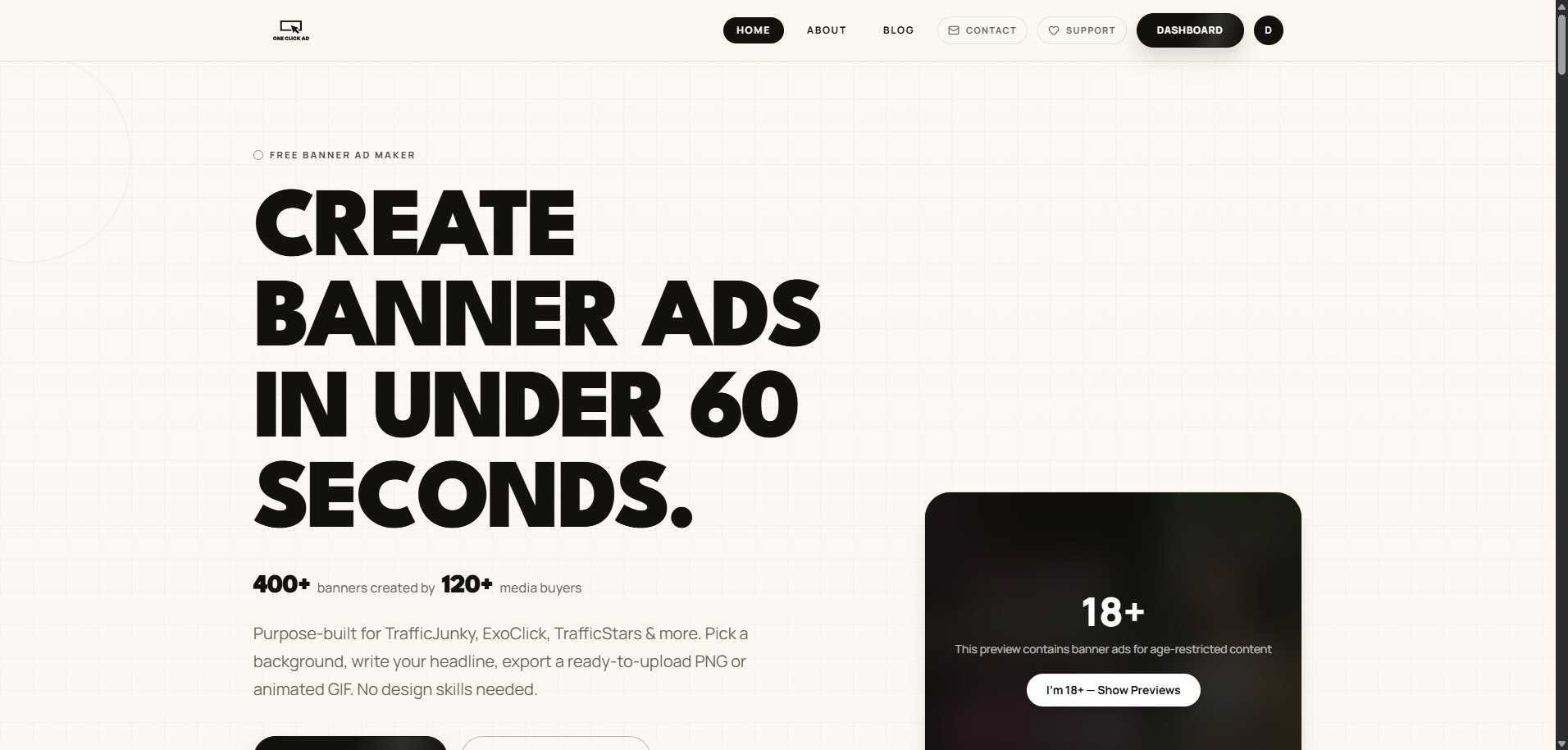 One Click Ad gallery image