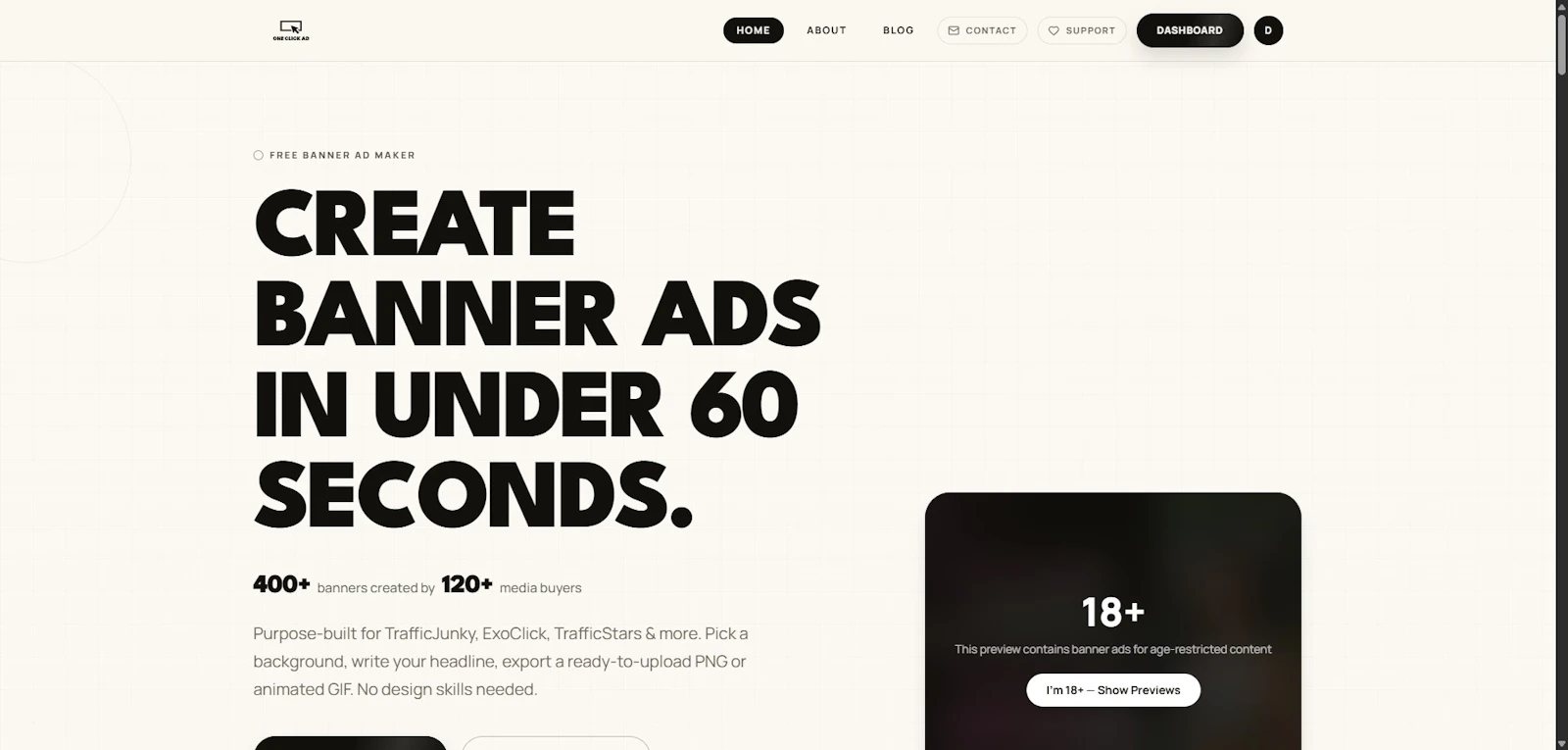 One Click Ad screenshot 2