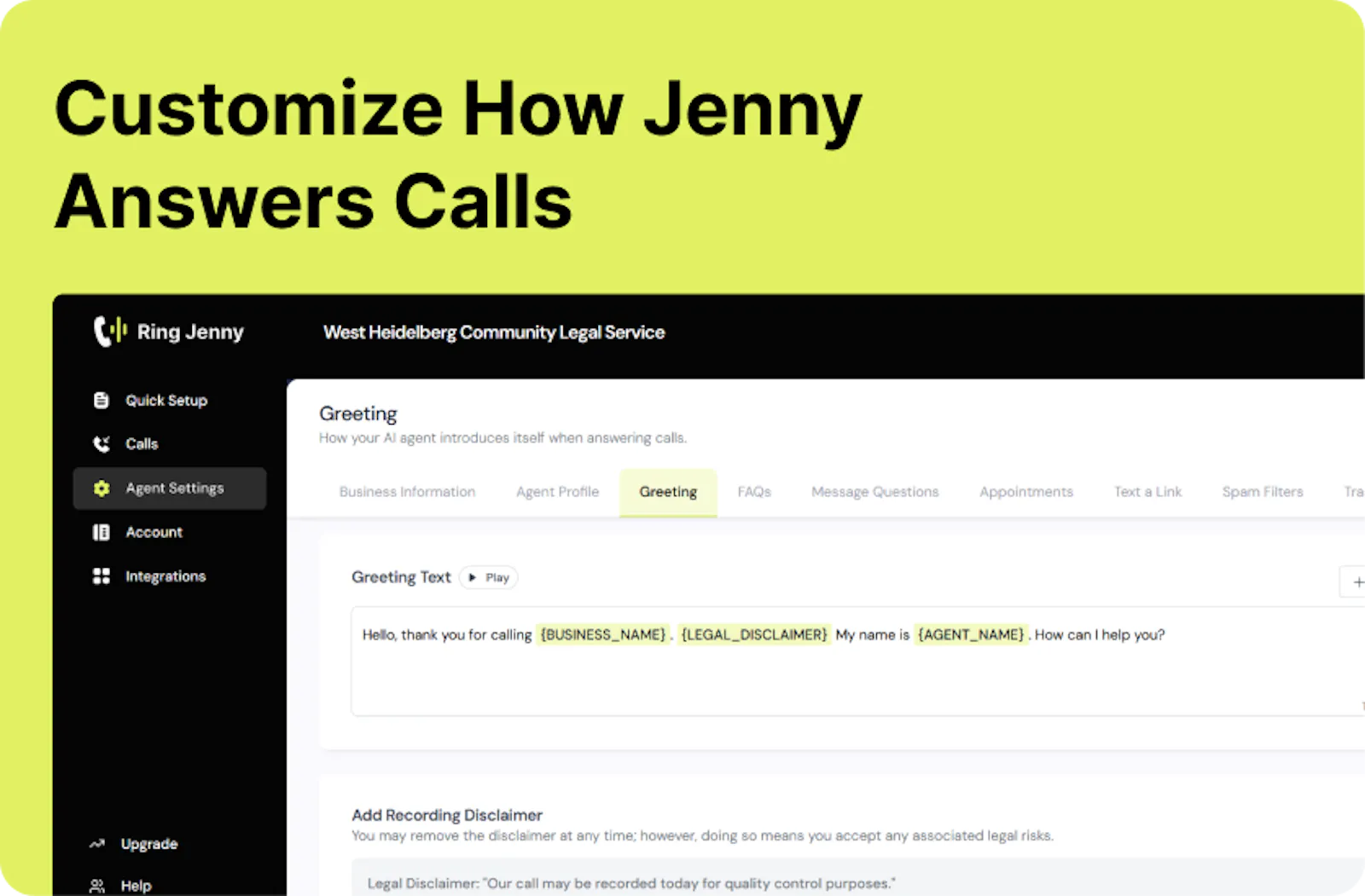 Ring Jenny  screenshot 1