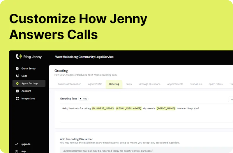 Ring Jenny  screenshot 1