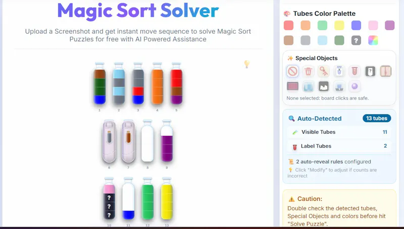 Magic Sort Solver screenshot 5