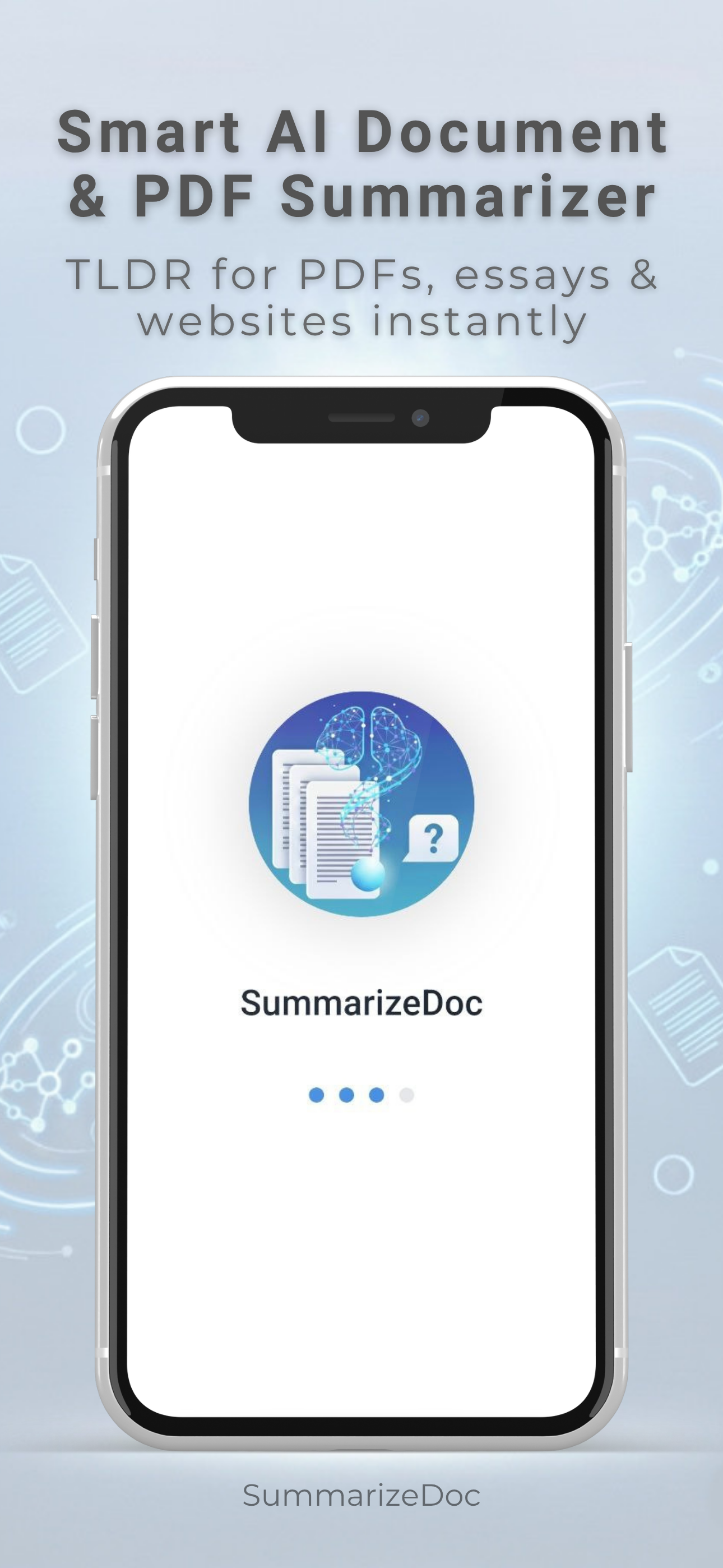 SummarizeDoc: AI Summary & Chat - Main screenshot showing features and interface