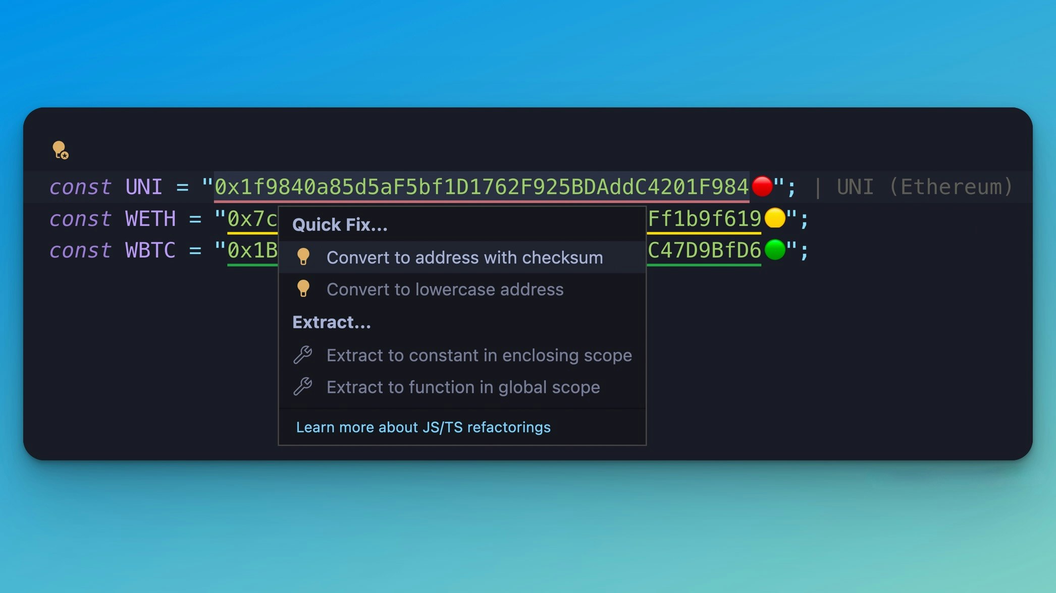 VSCODE Uzantısı: Kripto Adres lensi media 2