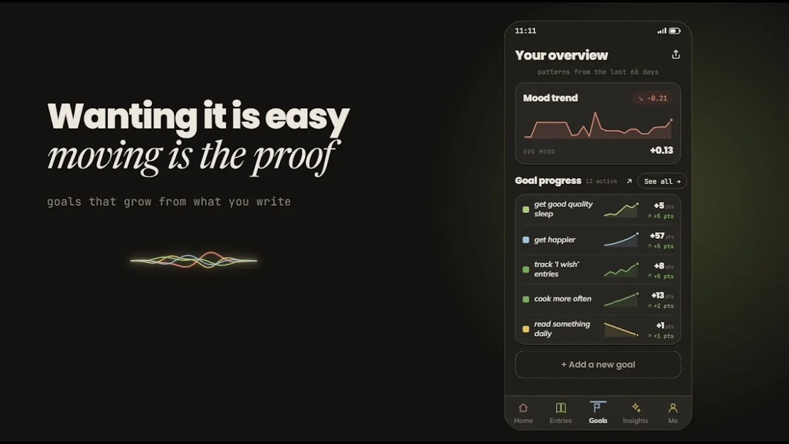 Mirror - AI Habit Tracker & Journal screenshot 1 (video preview)