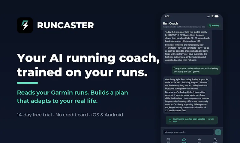 Runcaster Coach screenshot 2