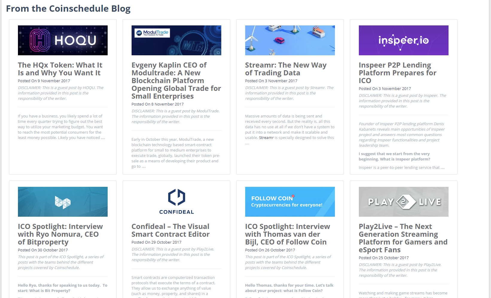 Coinschedule gallery image