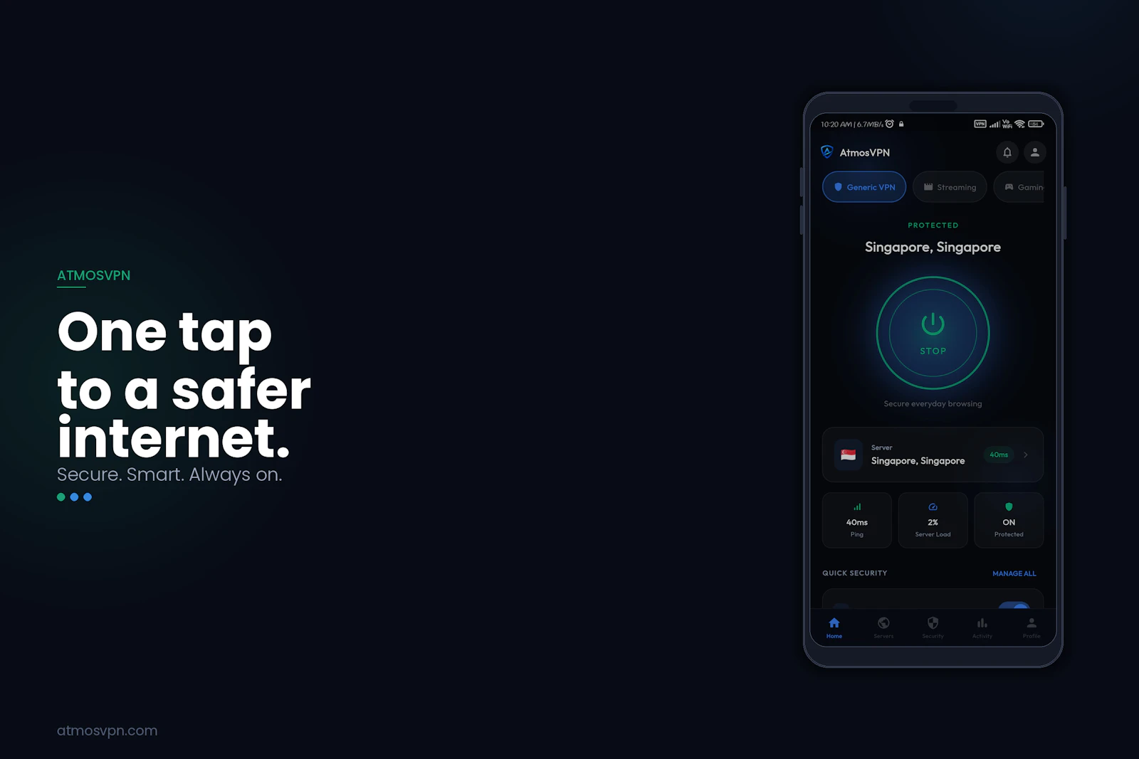 AtmosVPN screenshot 1