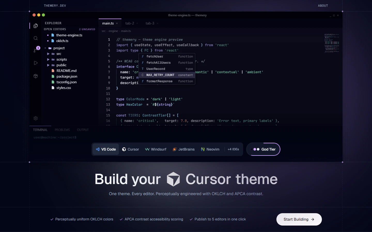 Themery screenshot 1
