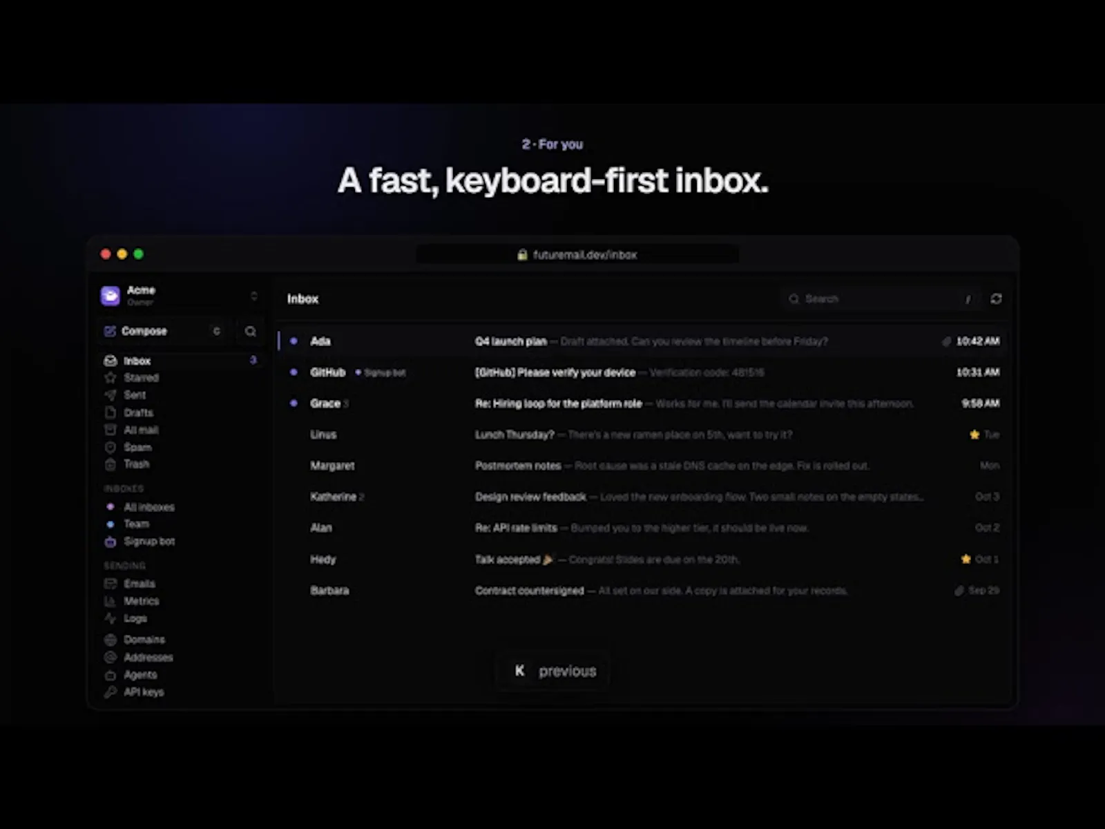 FutureMail screenshot 1 (video preview)
