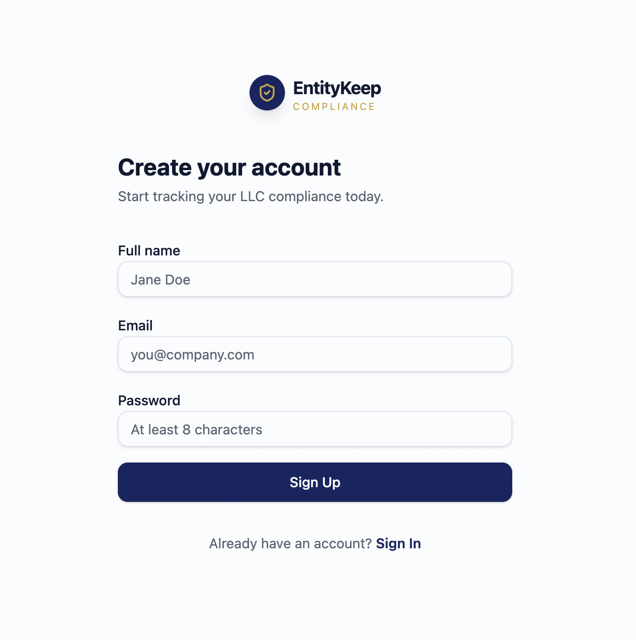 EntityKeep — LLC Compliance Manager gallery image