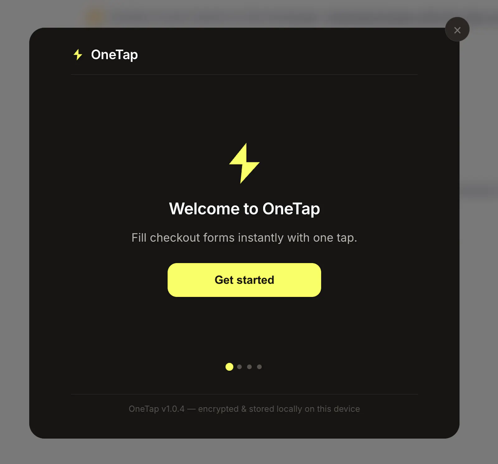 OneTap Checkout screenshot 2