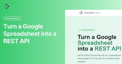 Sheets2API gallery image