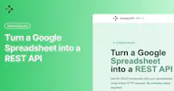 Sheets2API