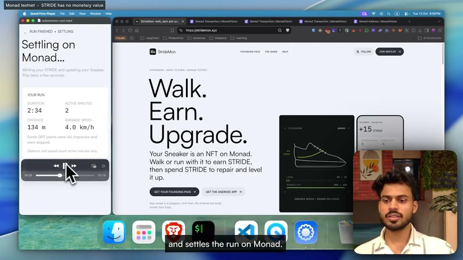 StrideMon screenshot 1 (video preview)