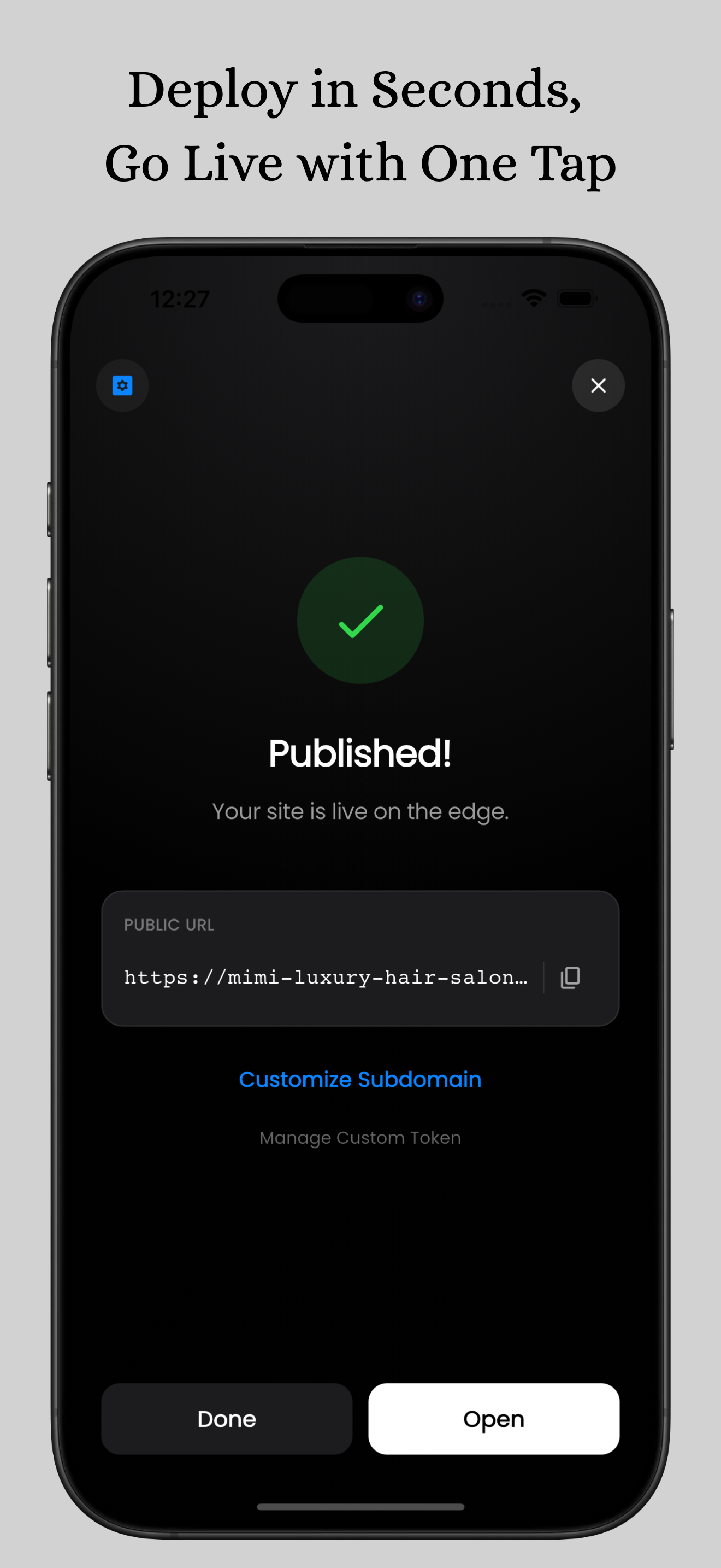 Web IDE: AI Code Editor - Screenshot 5 showing product features and functionality