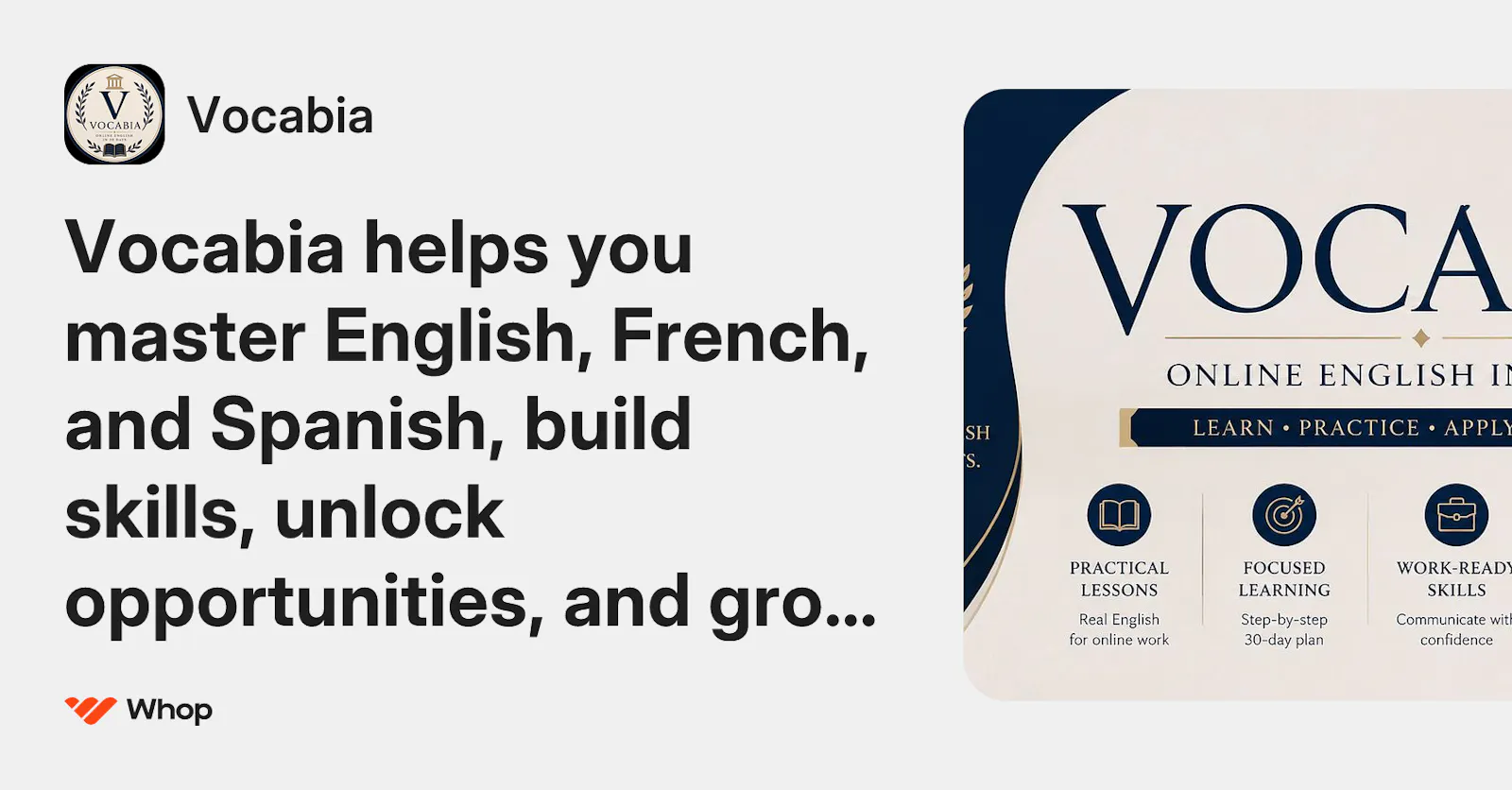 Vocabia screenshot 1