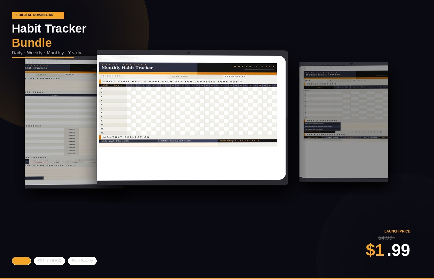 Habit Tracker Bundle gallery image