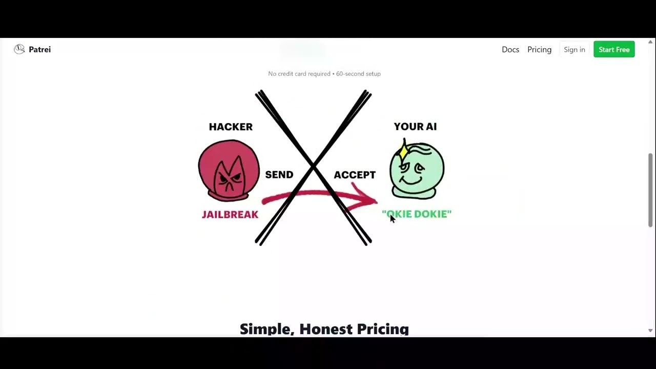 Patrei API that blocks prompt injection gallery image