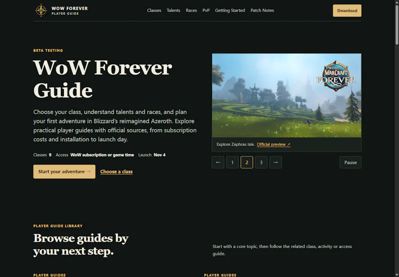 WoW Forever Guide screenshot 1