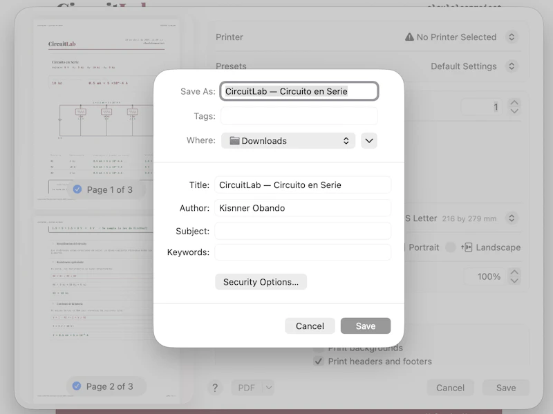 CircuitLab screenshot 9