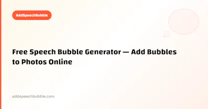 AddSpeechBubble gallery image