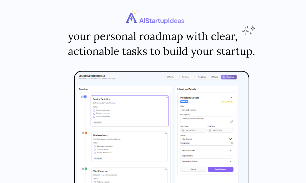 Startupideas - Generate Ideas , Validate, refine & roadmap your startup media 4
