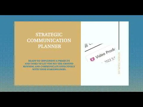 Notion Strategic Communication Planner gallery image