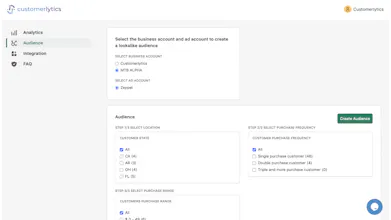 Customerlytics Audience Builder gallery image