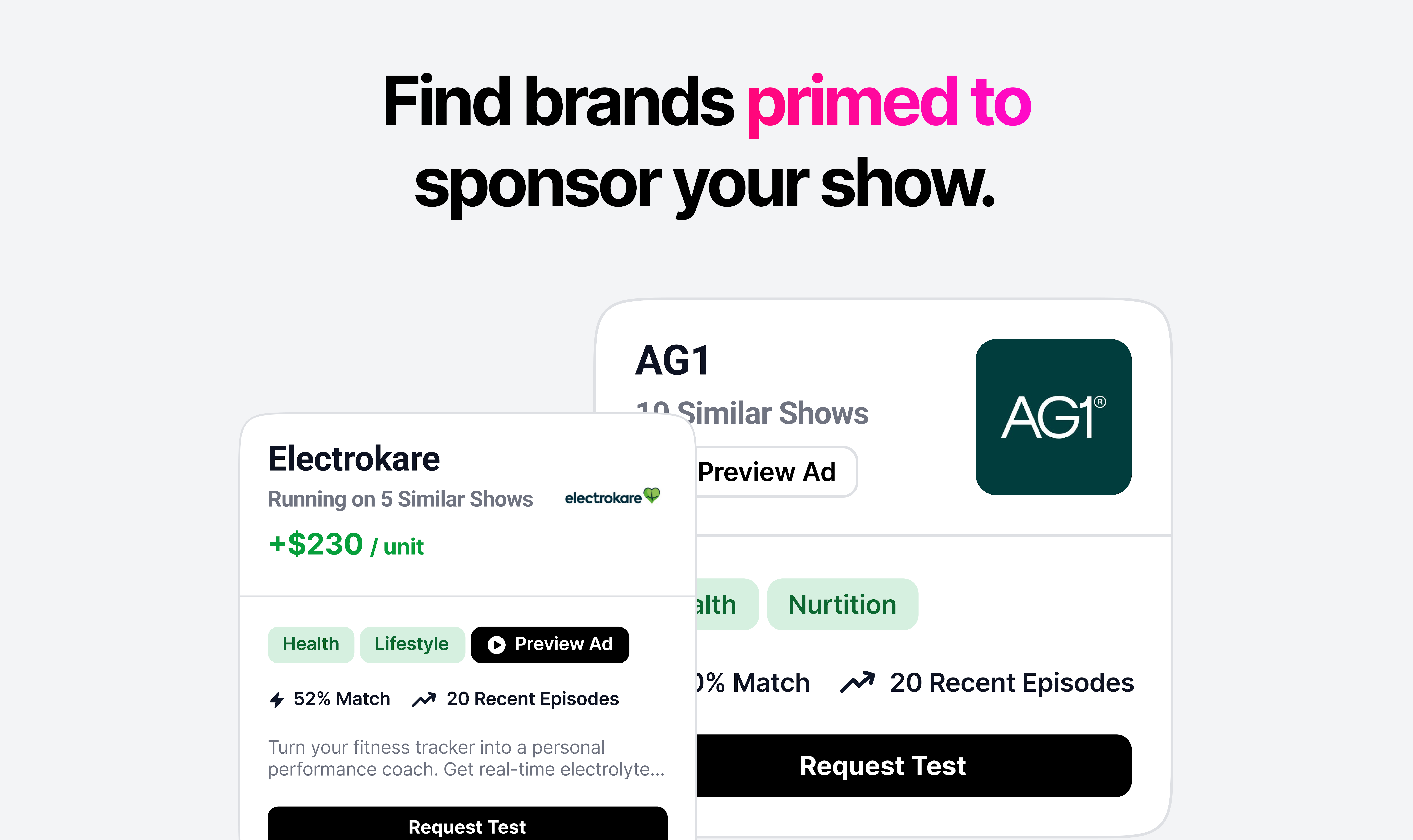 Média Gare - Assistant des revenus de créateur AI qui vous aide à trouver des sponsors 3