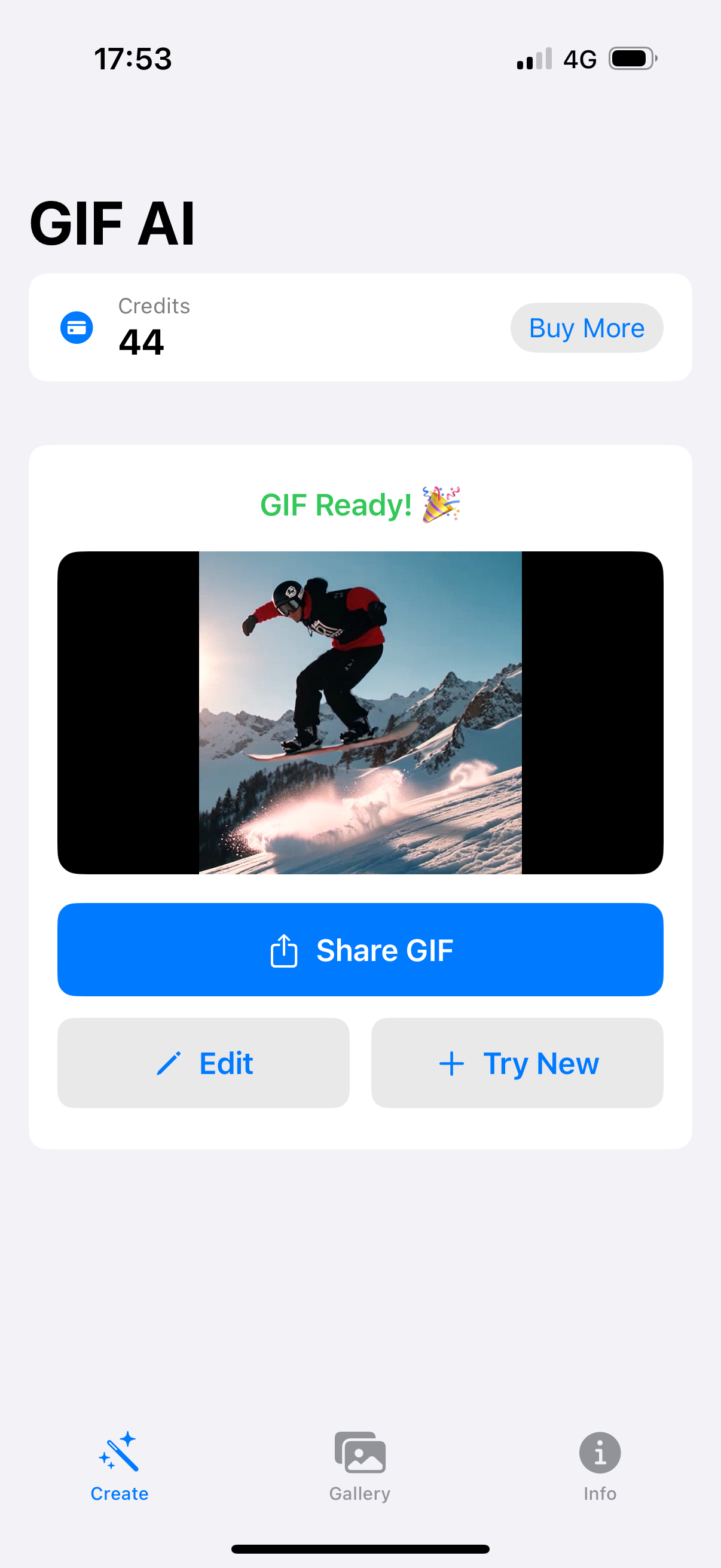 GIF AI Klavye medya 2