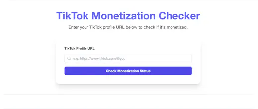TikTok Monetization Checker gallery image