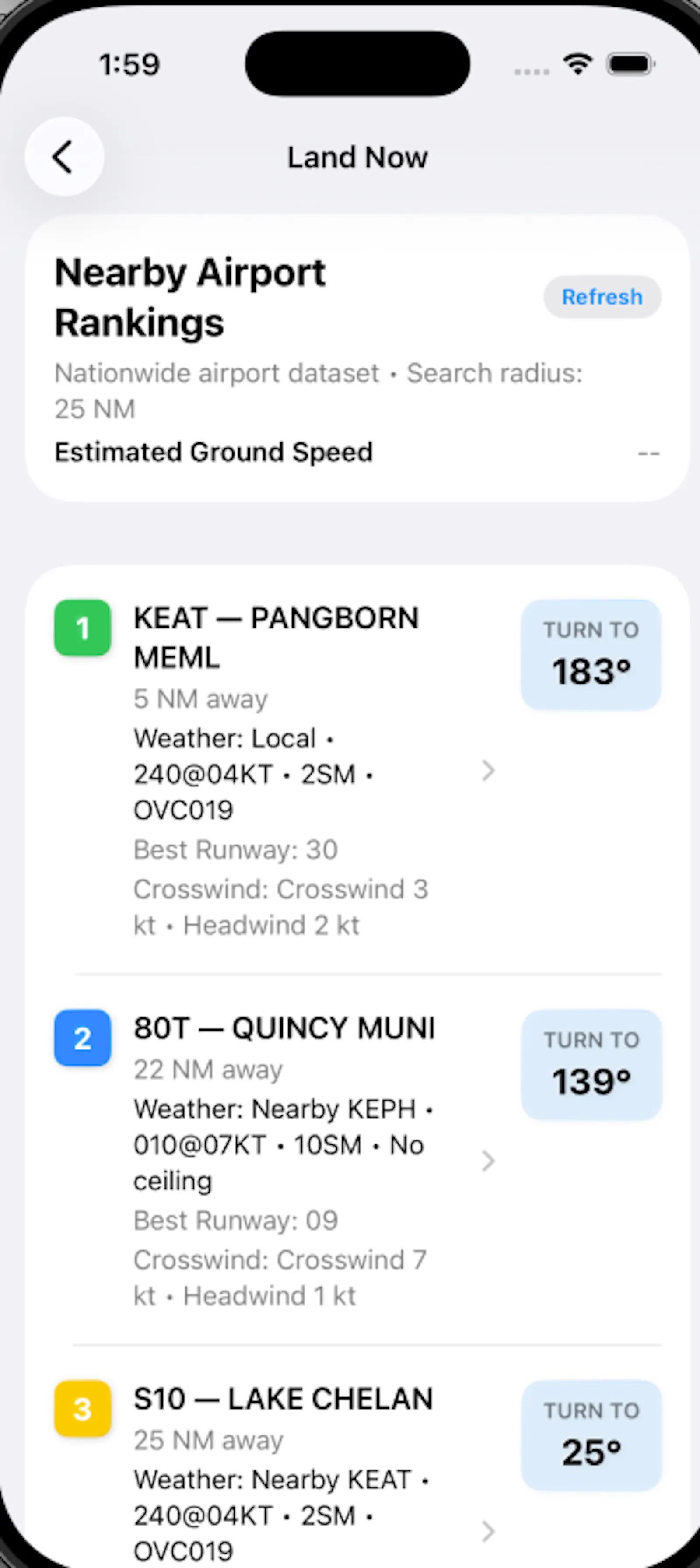 Land Now – Emergency Airport Finder screenshot 4