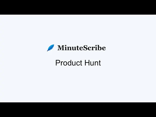 MinuteScribe gallery image