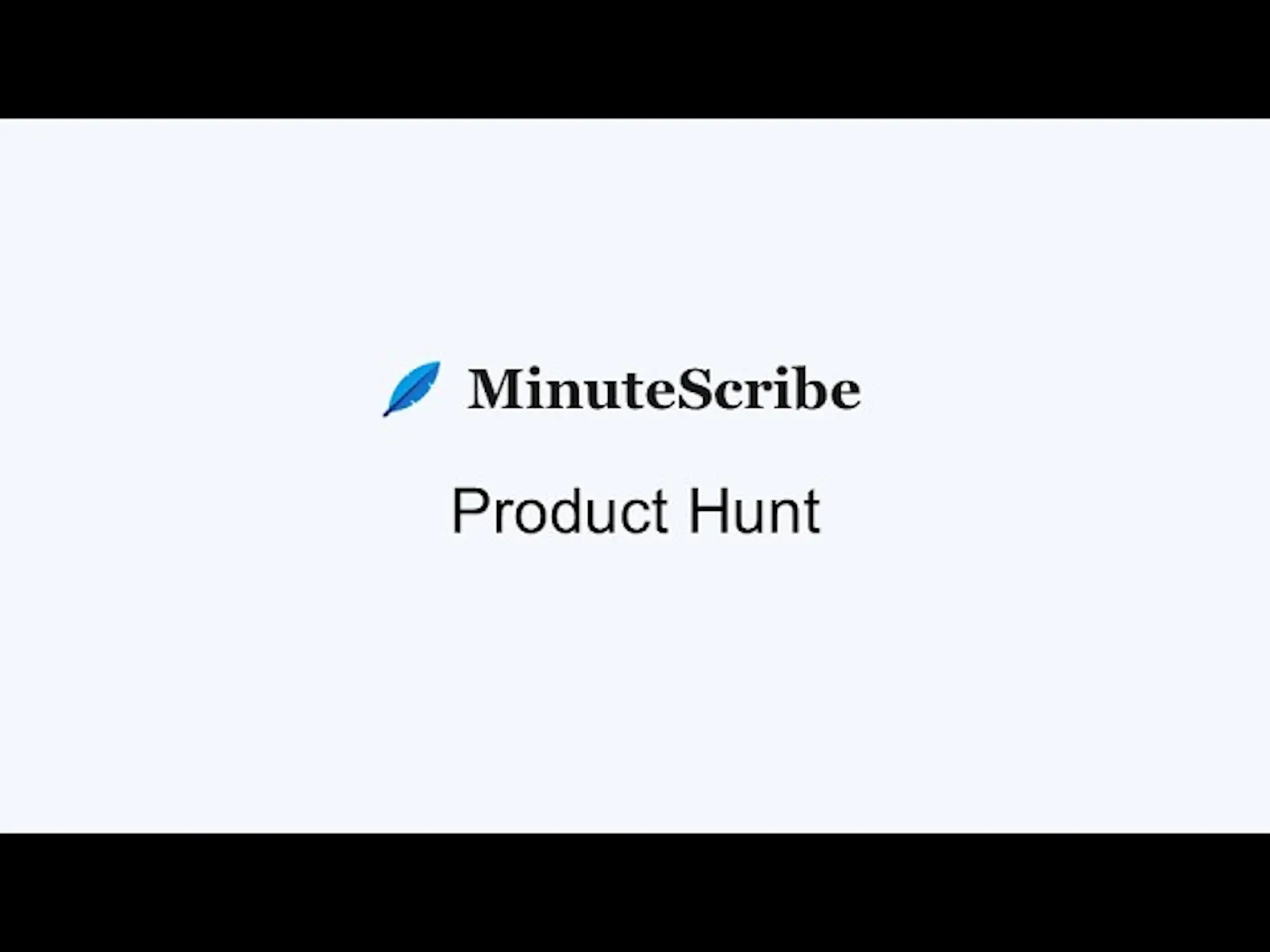 MinuteScribe screenshot 1 (video preview)