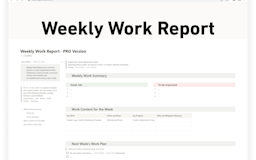 Notion Weekly Work Report media 2