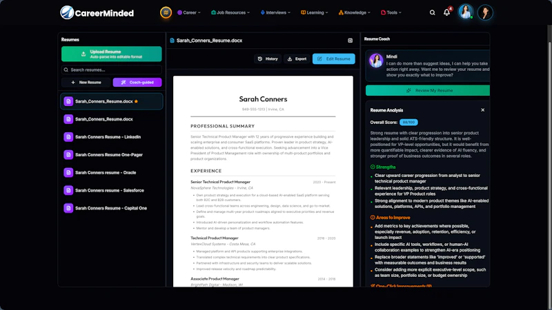 CareerMinded AI screenshot 3