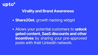 Share2Getは、B2Bマーケターが容易にオーディエンスと関わり、自身のマーケティング戦略を拡大することを可能にします。