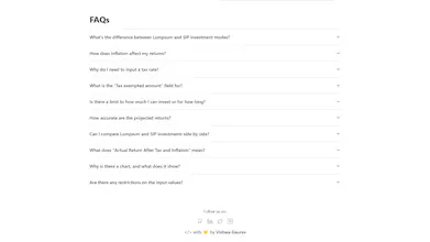 Advanced Mutual Fund Calculator gallery image
