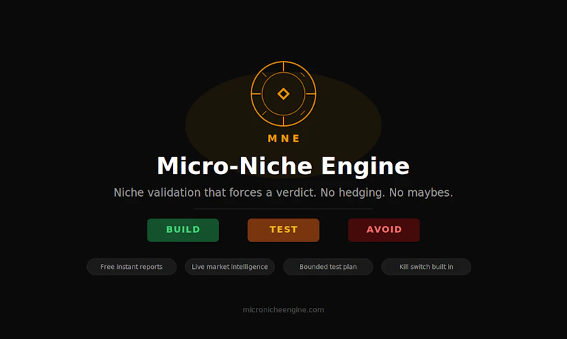 Micro-Niche Engine screenshot 3