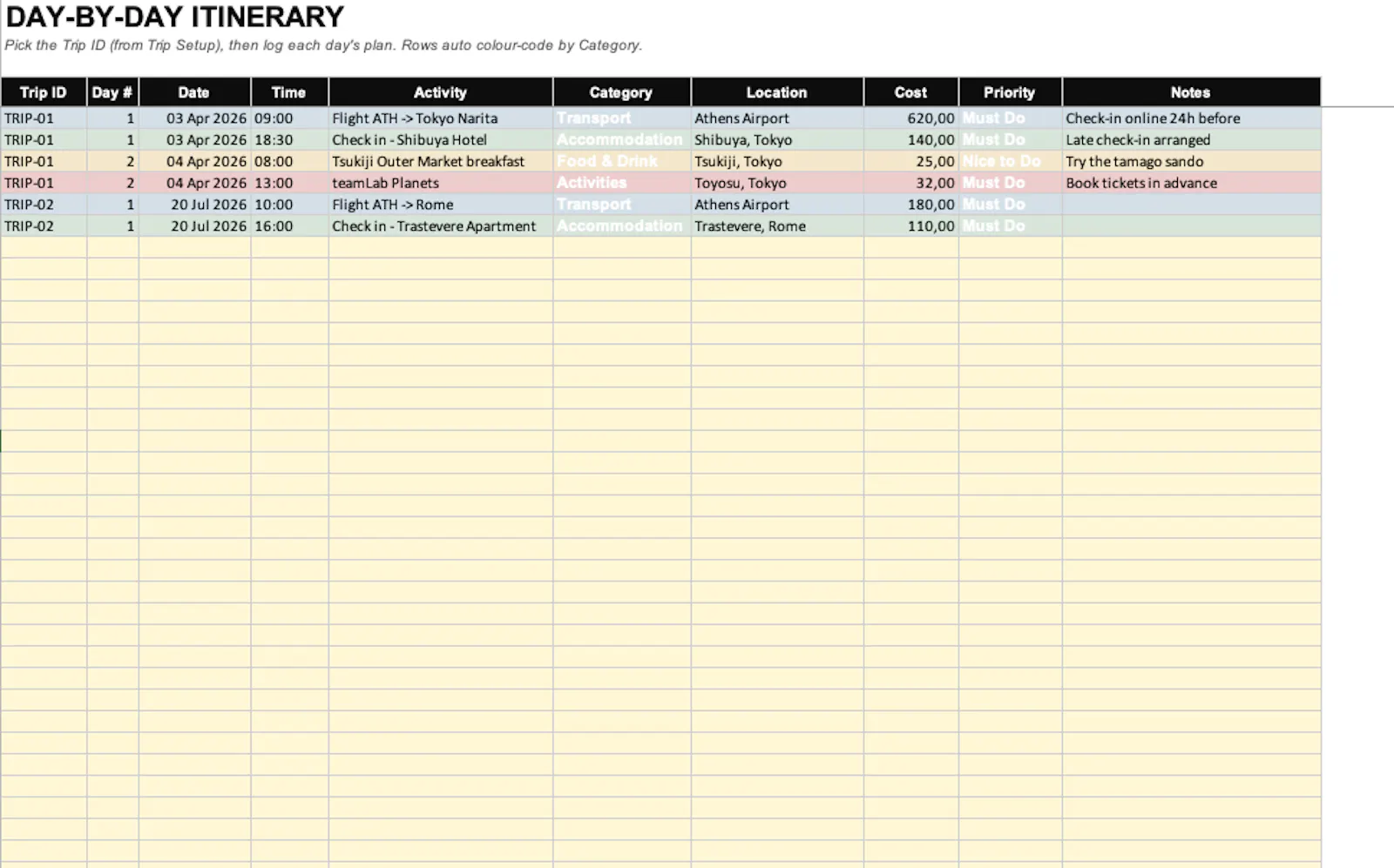 The Ultimate Travel Planner screenshot 4