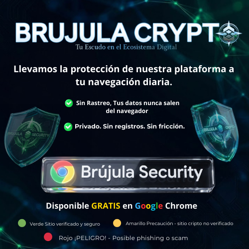 Brújula Security - Product Hunt launch logo and brand identity