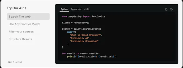 Perplexity API Platform gallery image