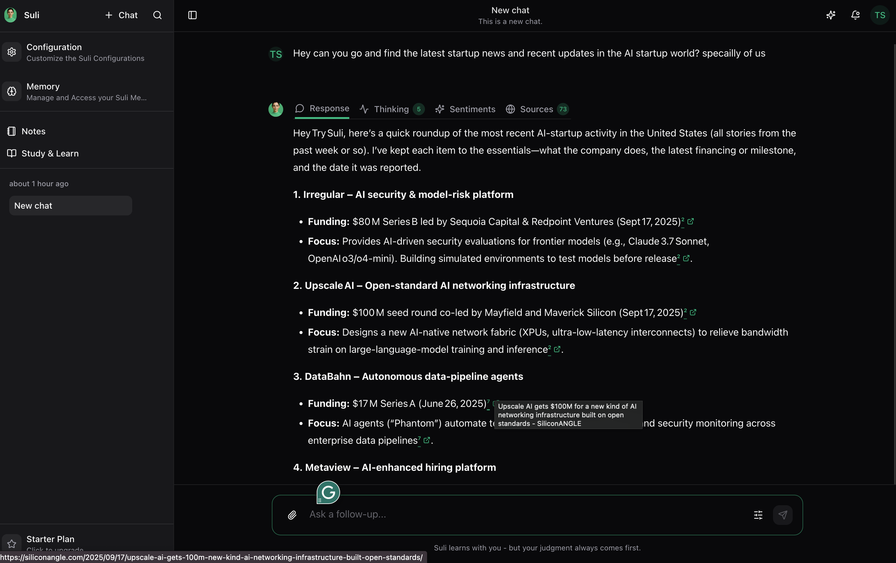 Média Suli par echomindlabs.ai - Assistant de productivité et d'apprentissage des étudiants 7
