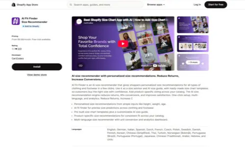 AI Fit Finder gallery image
