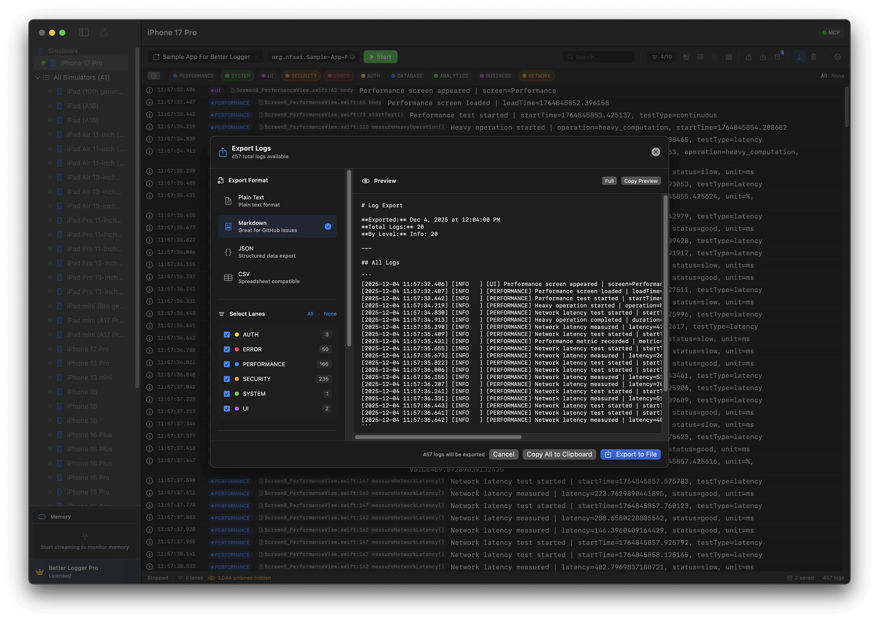 Better Logger gallery image