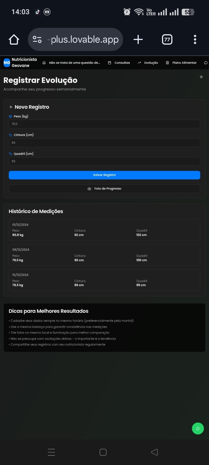 Nutricionista Geovane gallery image